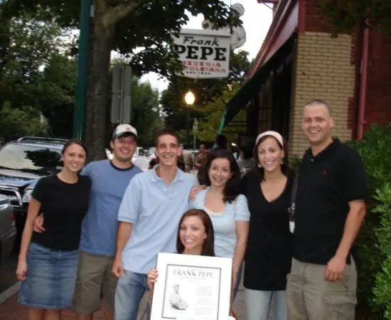 Image: Hallie Jackson and her husband(on the right) and their friends